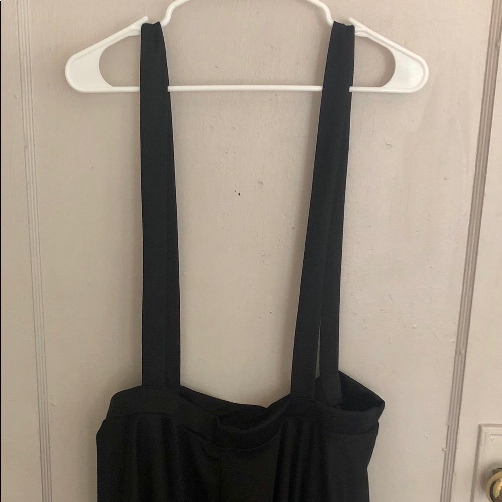 Skirt with suspenders